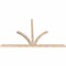 Ekena Millwork Richland Smooth Timber Gable Bracket, Douglas Fir, 108"W x 68"H x 3 1/2"D x 3 1/2"F, 15/12 Pitch GBW108X68X0404RIC00SDF - alternate 5
